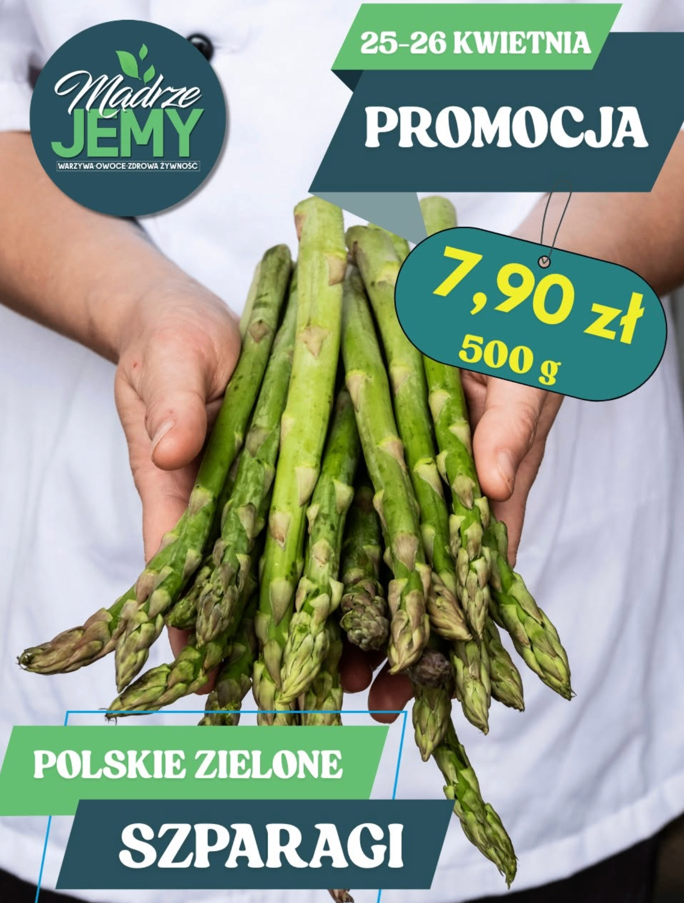 Mądrze Jemy — promocja na polskie zielone szparagi