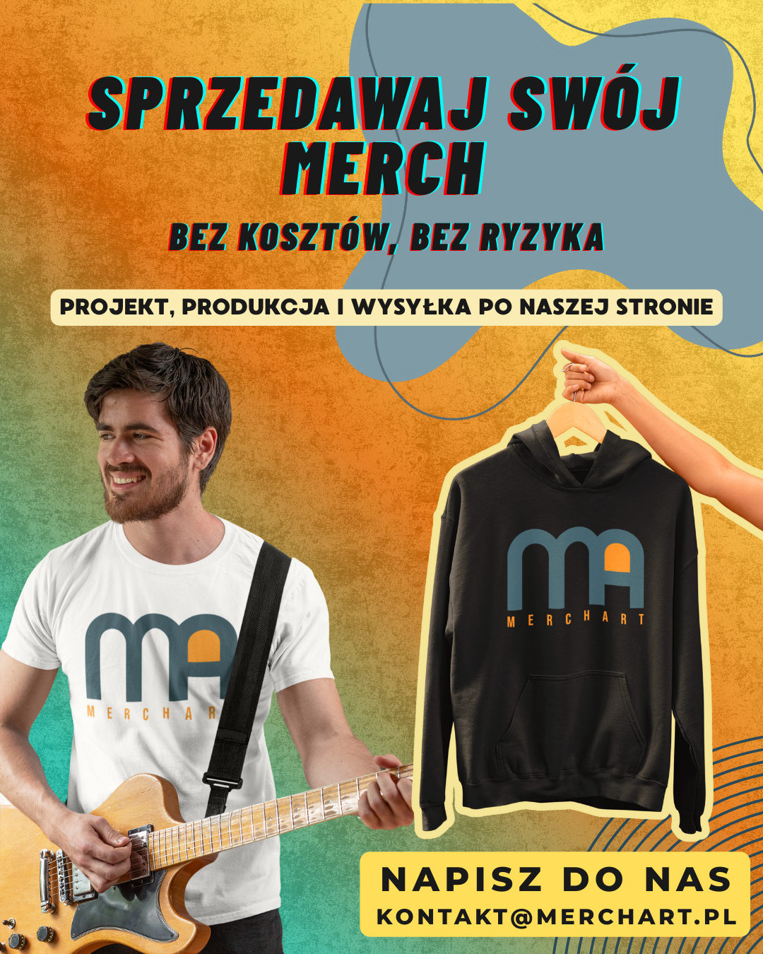 Merchart — grafika sprzedażowa: sprzedawaj swój merch bez kosztów